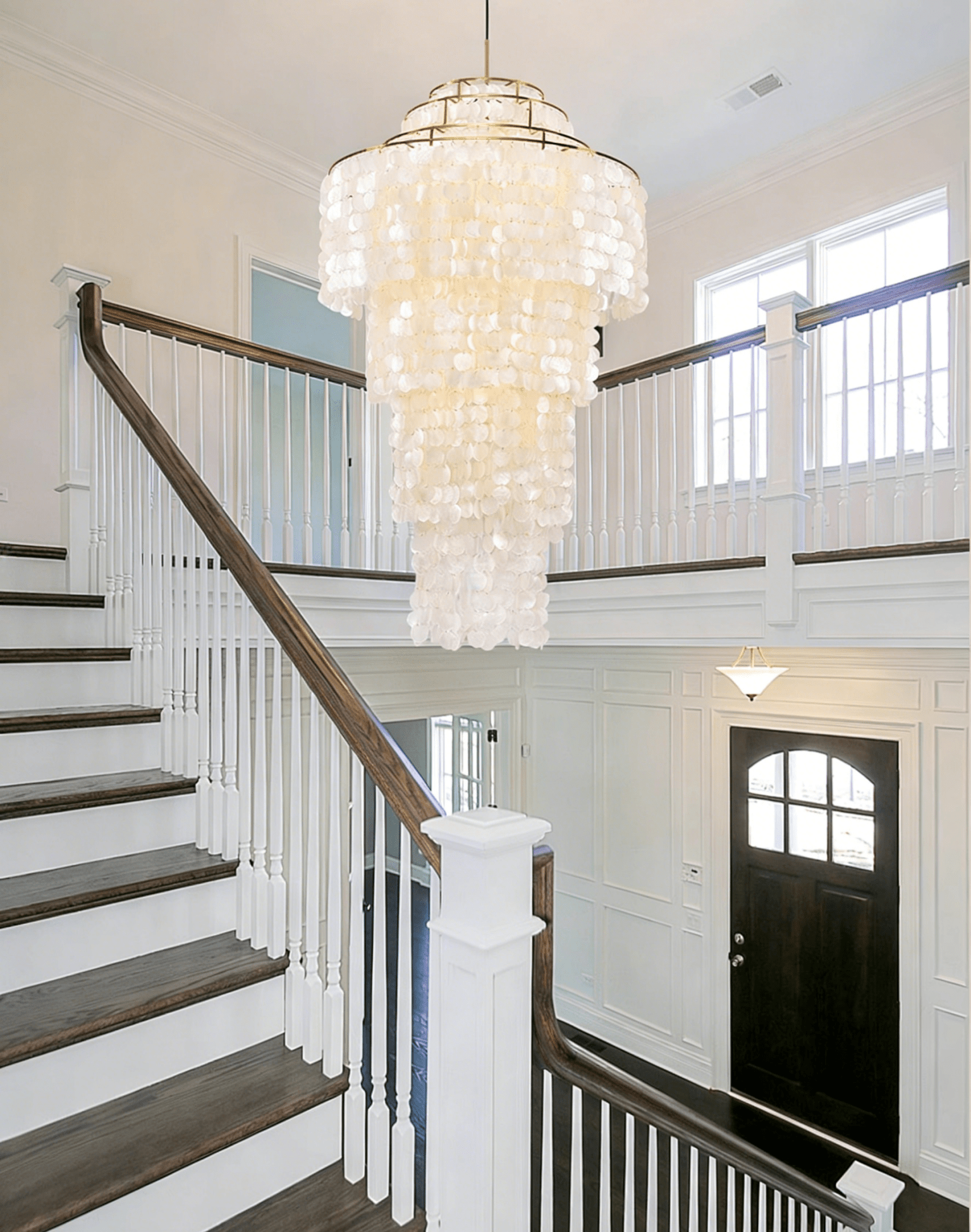 Eloryra Cascading Shell Chandelier
