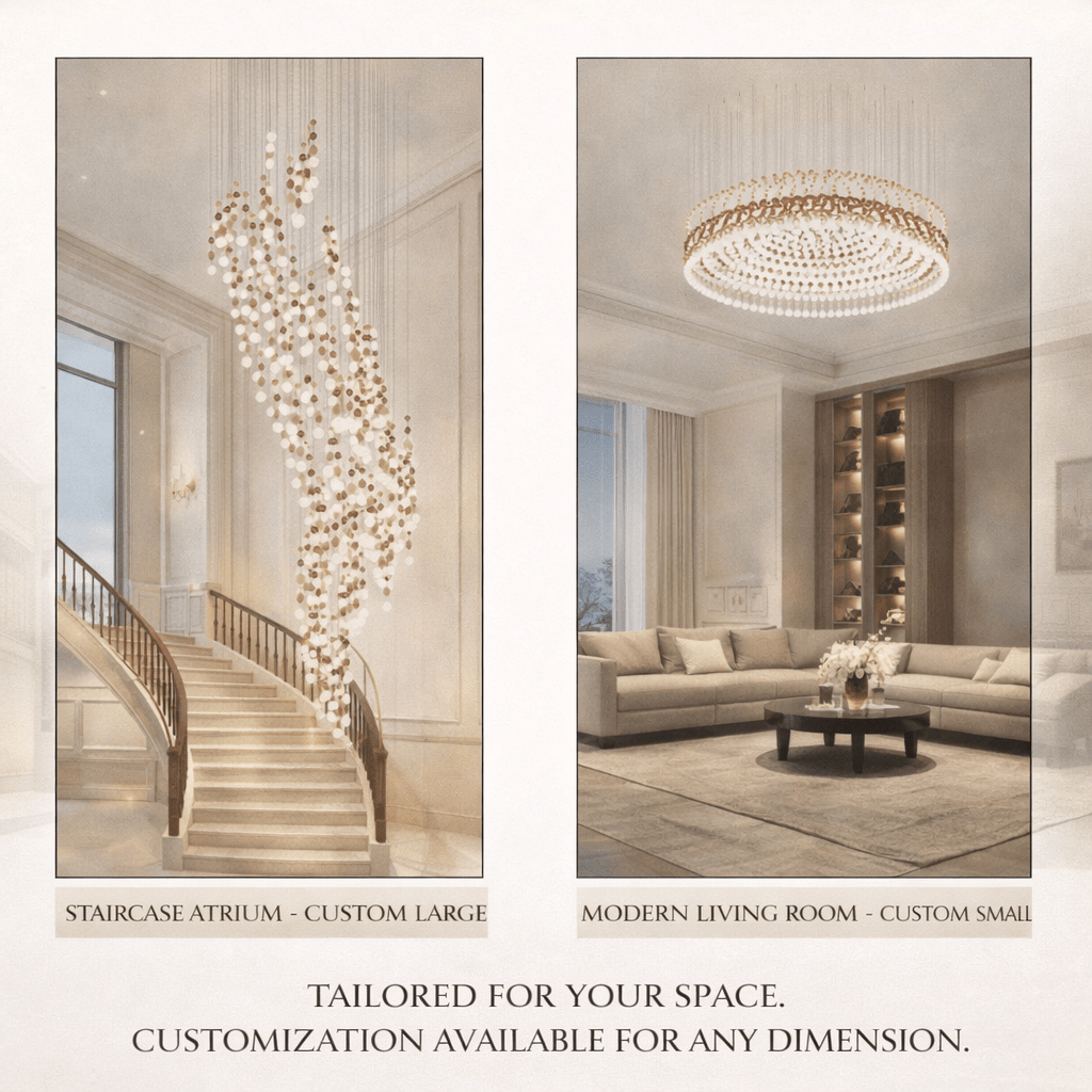 Pearl Veil Couture Cascade Customize Chandelier