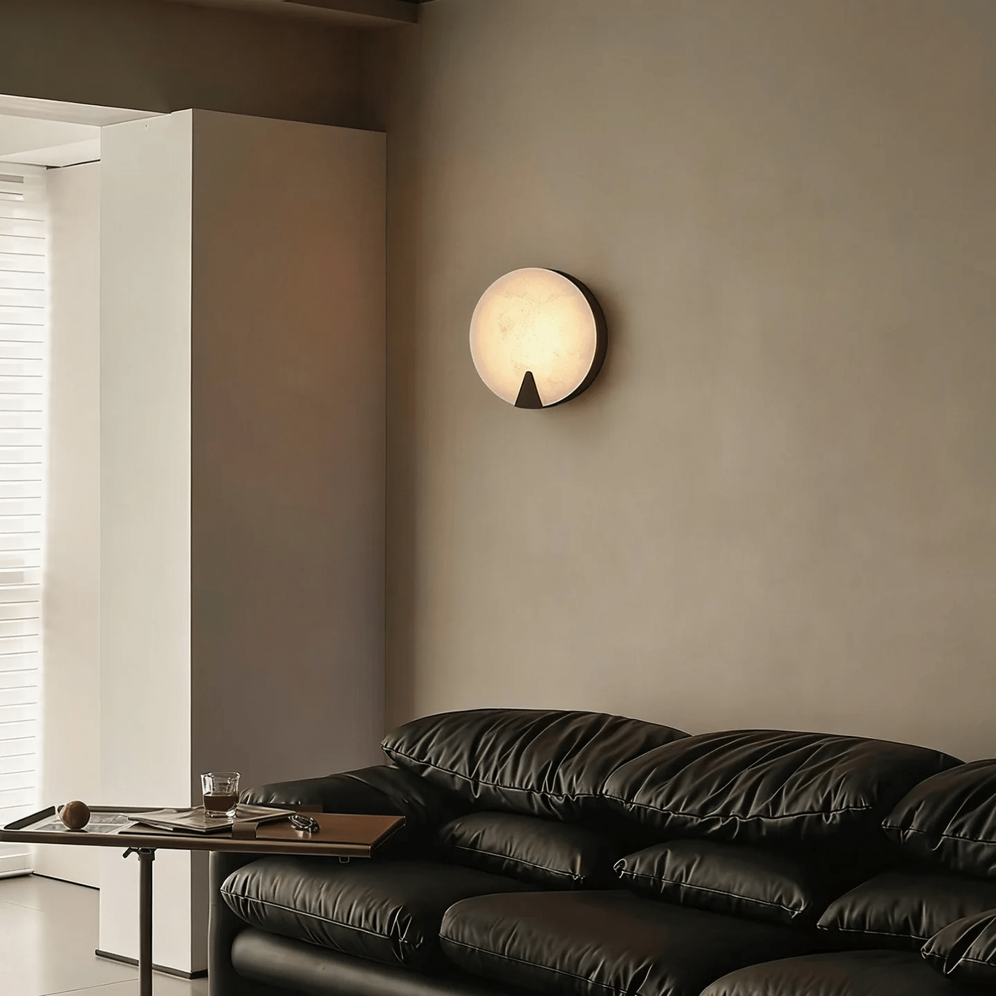 Albirira Halo Alabaster Wall Light
