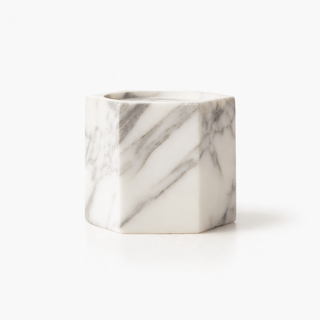 Marbryn Cube Marble Candle Holder