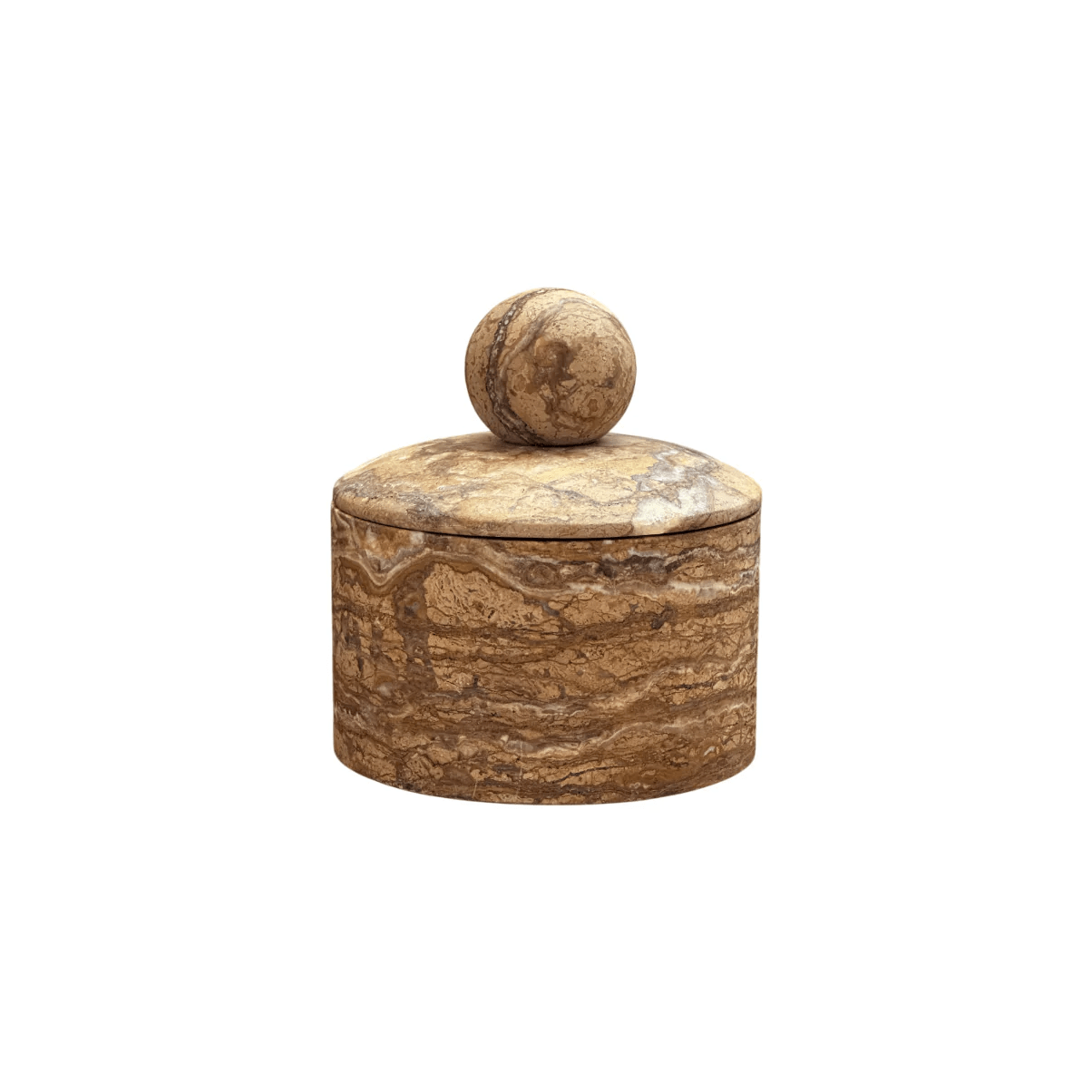 Strata Sphere Stone Box