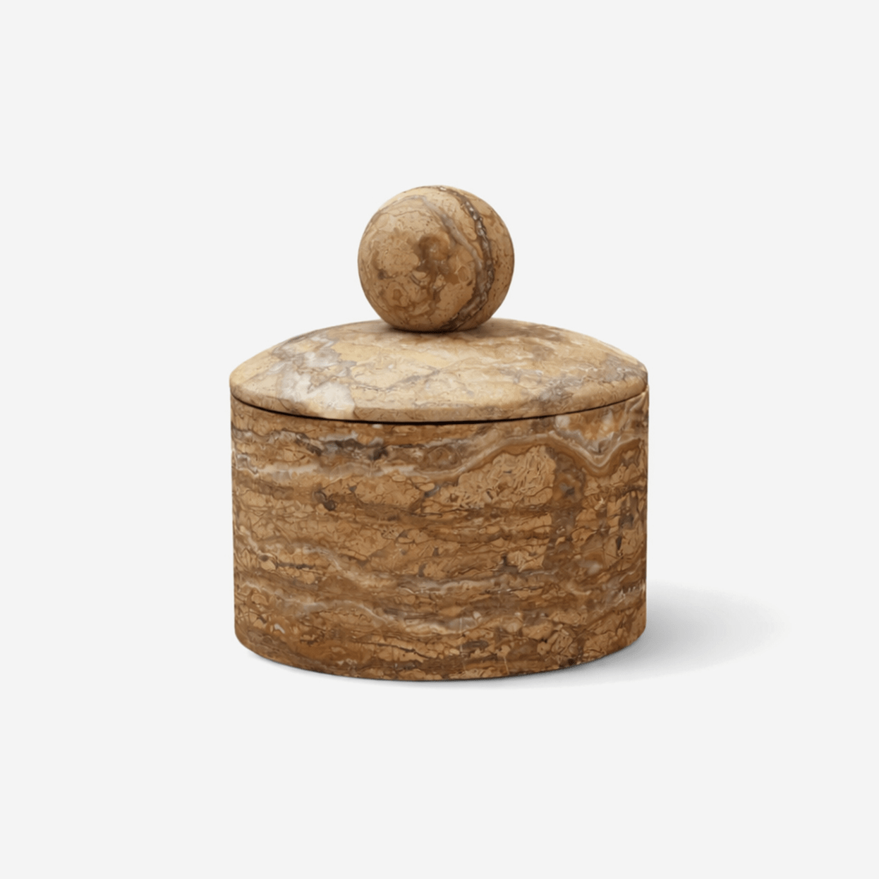 Strata Sphere Stone Box