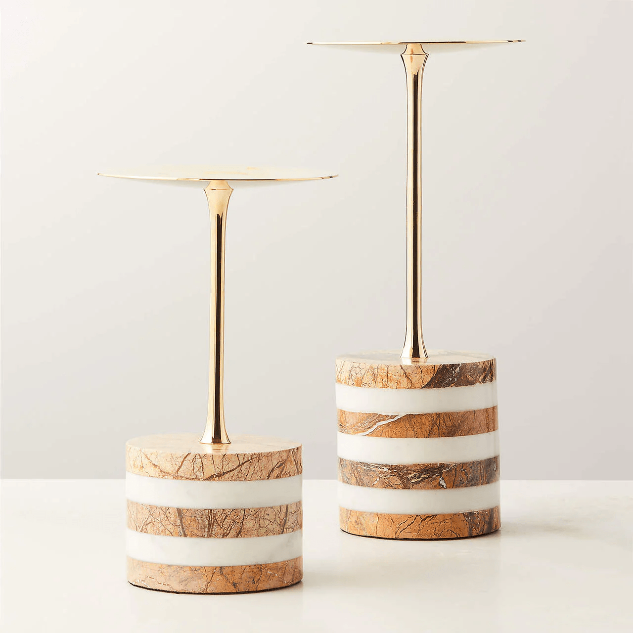 Nerinaya Marble Candle Holder