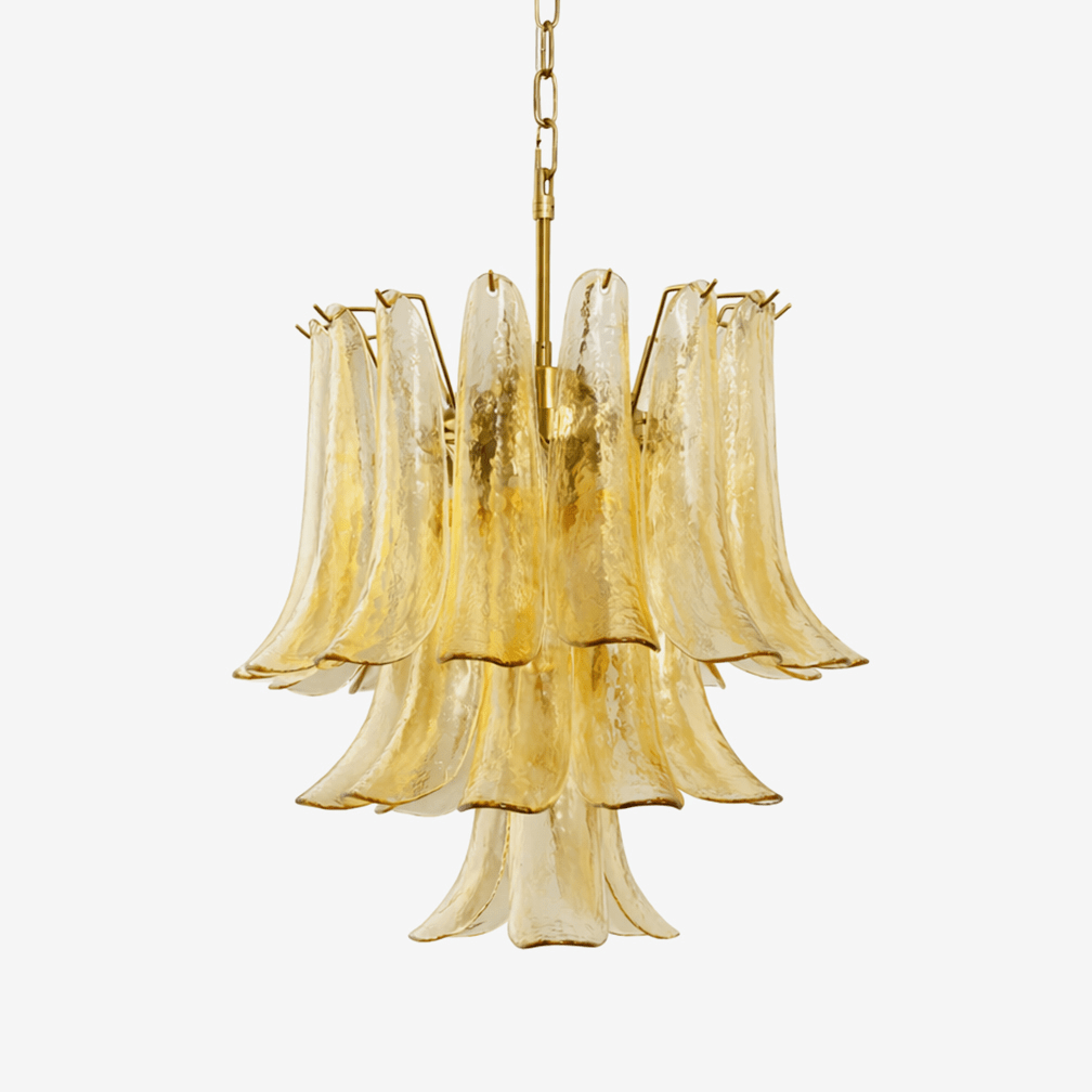 Riverora Amber Cascade Chandelier