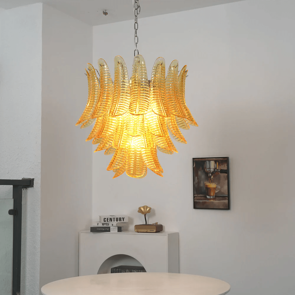 Elaryn Cascade Glass Chandelier