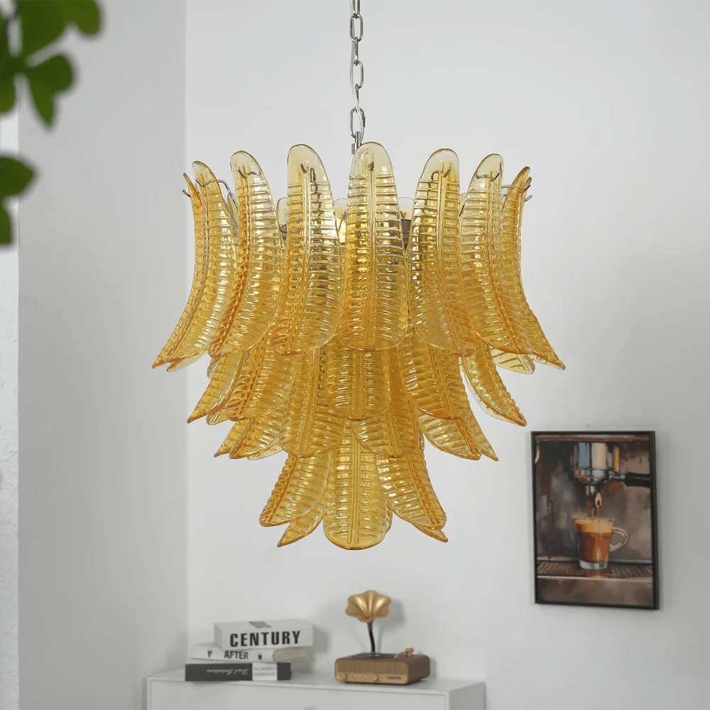 Elaryn Cascade Glass Chandelier