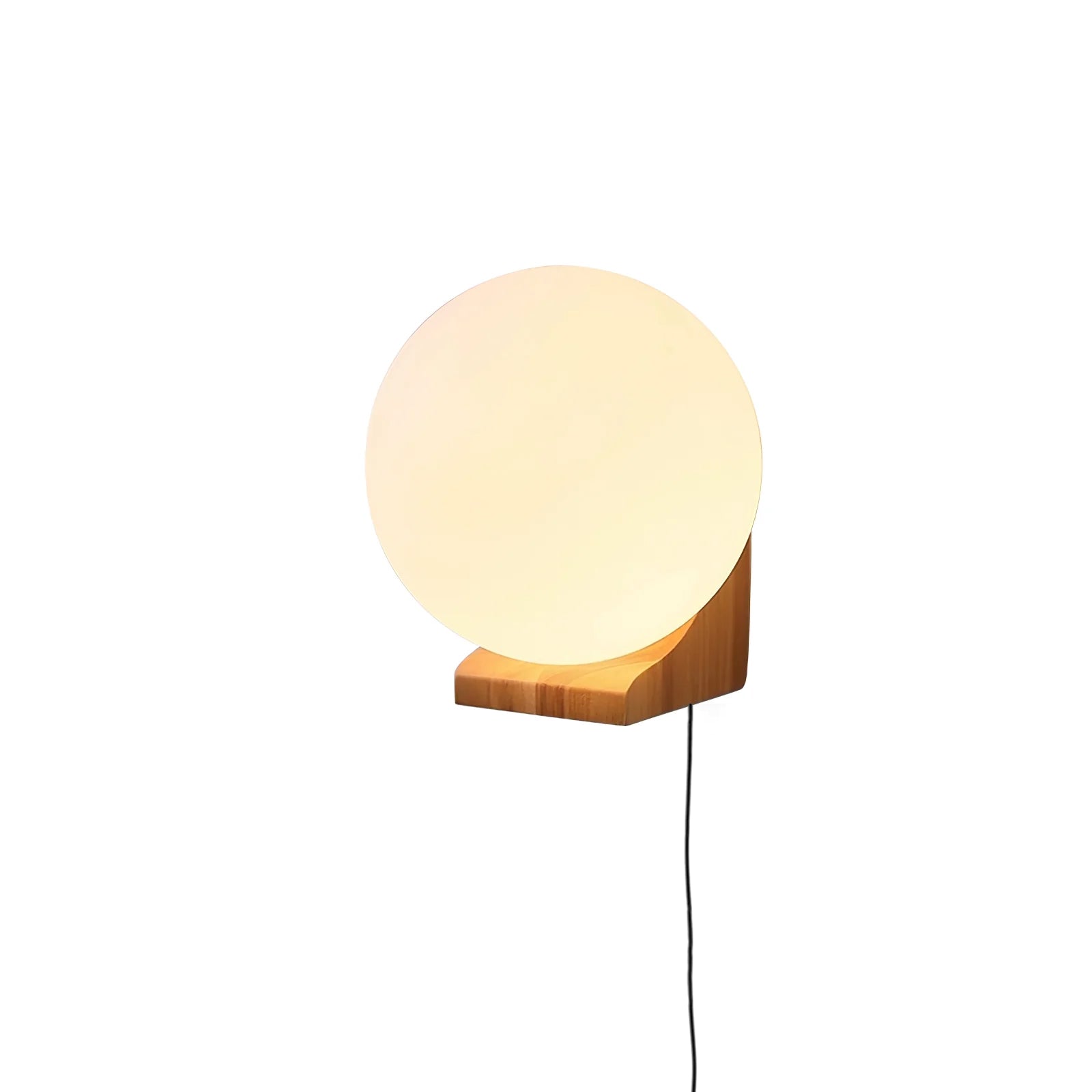 Eamon Evelyn Orb Plug-in Wall Lamp