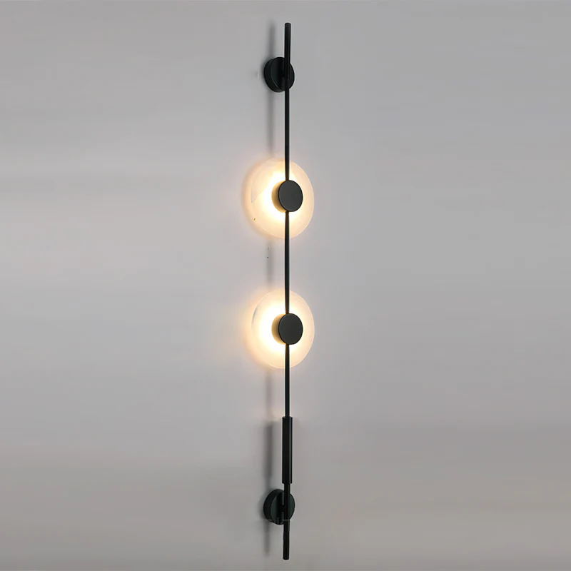 Neron Alabaster Vertical Wall Sconce