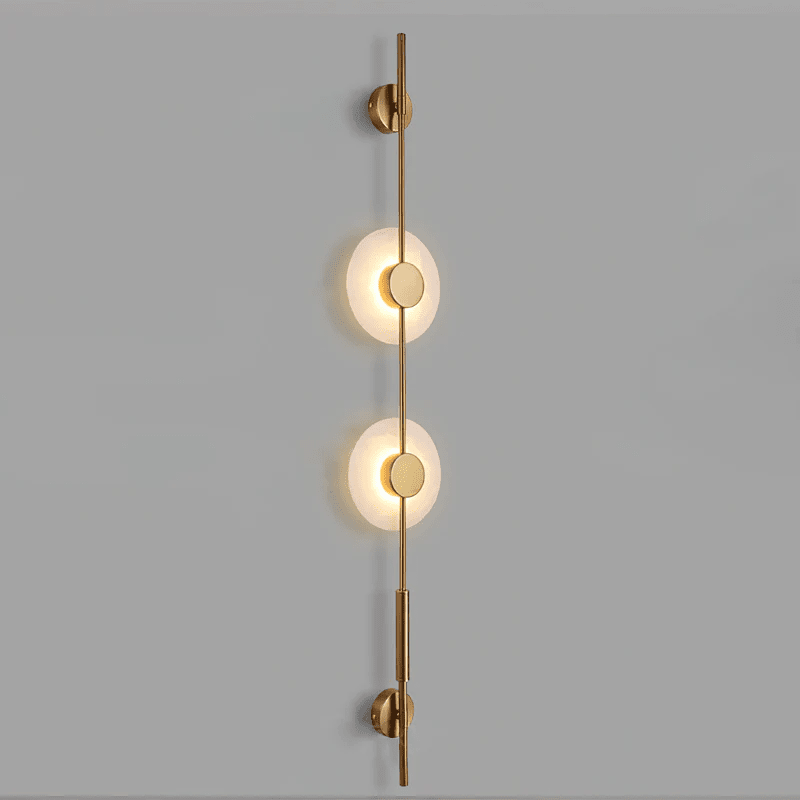 Neron Alabaster Vertical Wall Sconce