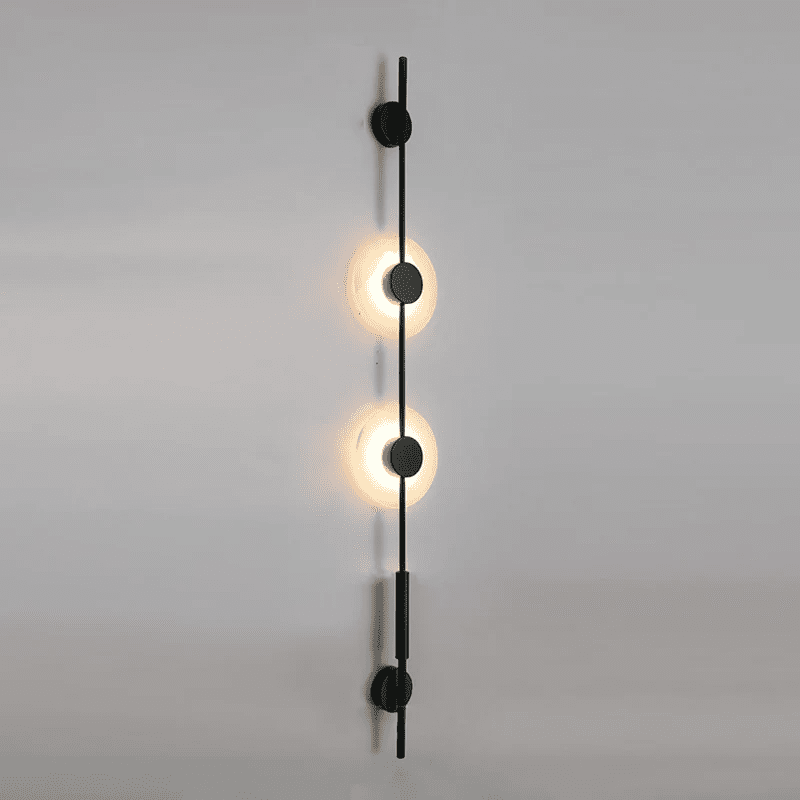 Neron Alabaster Vertical Wall Sconce