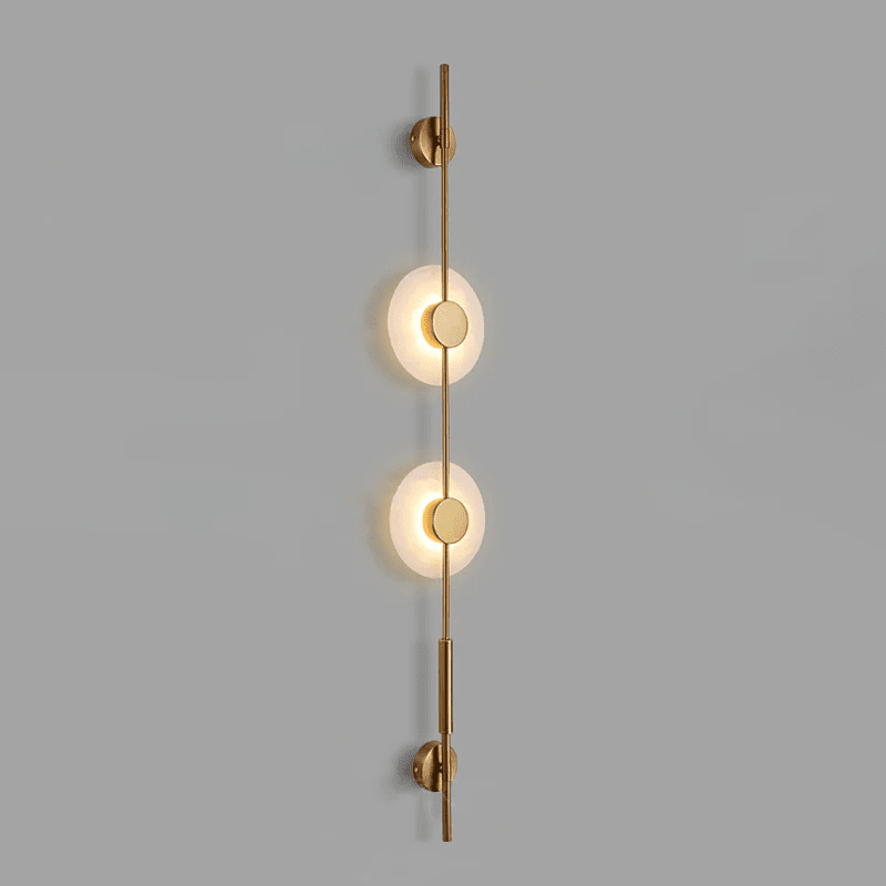 Neron Alabaster Vertical Wall Sconce