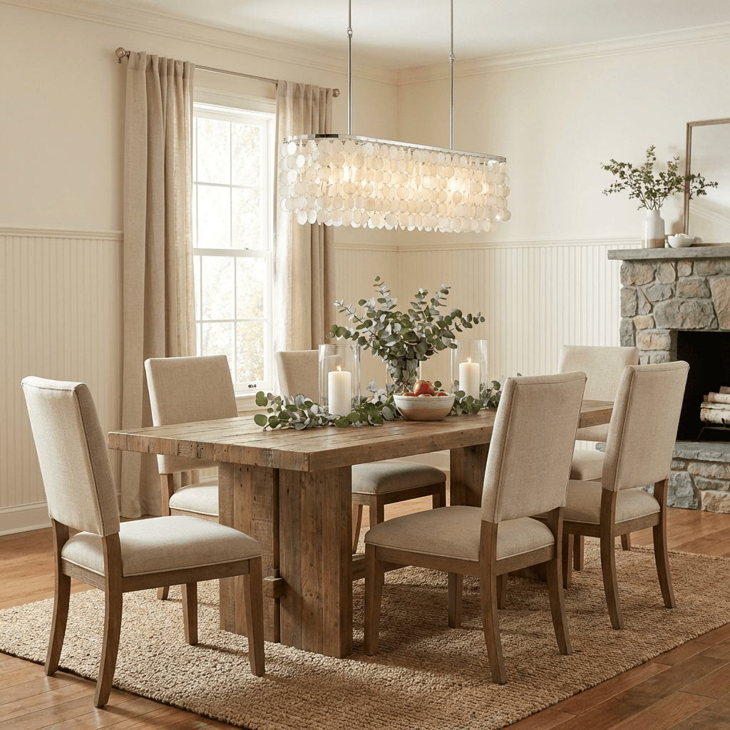 Eiric Shell Linear Chandelier