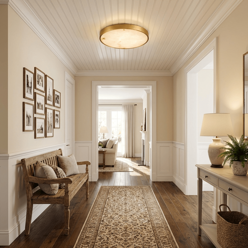 Calista Alabaster Ceiling Light