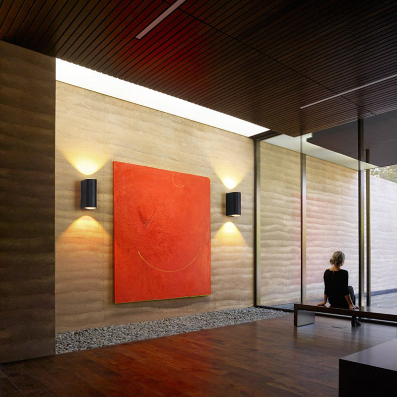 Ray Minimalist Square Outdoor Wall Lamp