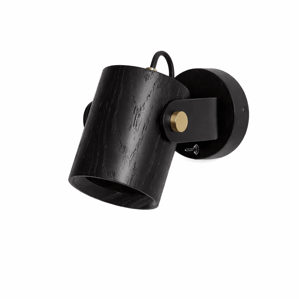 Rinenette Wood Wall Spotlight