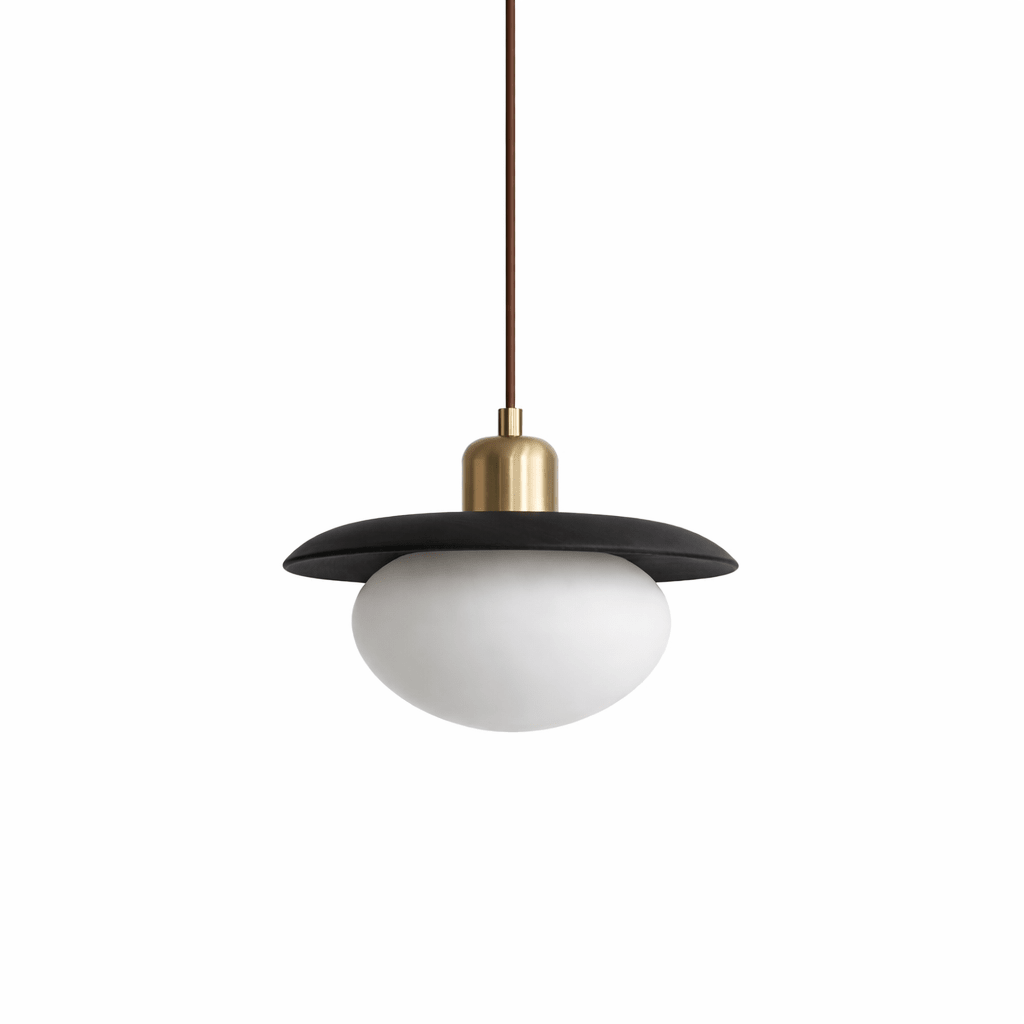 Solmere Alabaster Wood Pendant Lamp