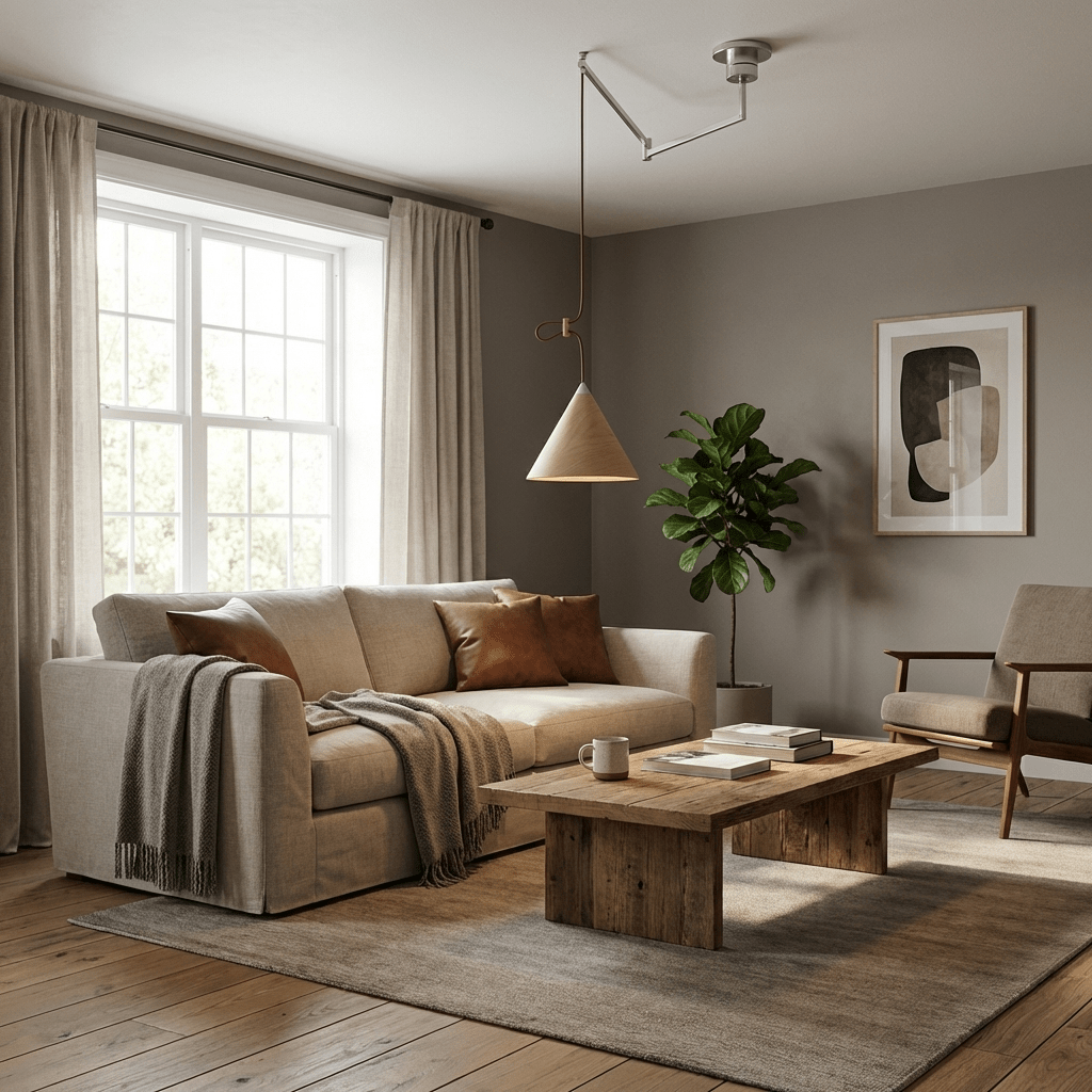 Sylaliella Wood Swing Pendant Lamp