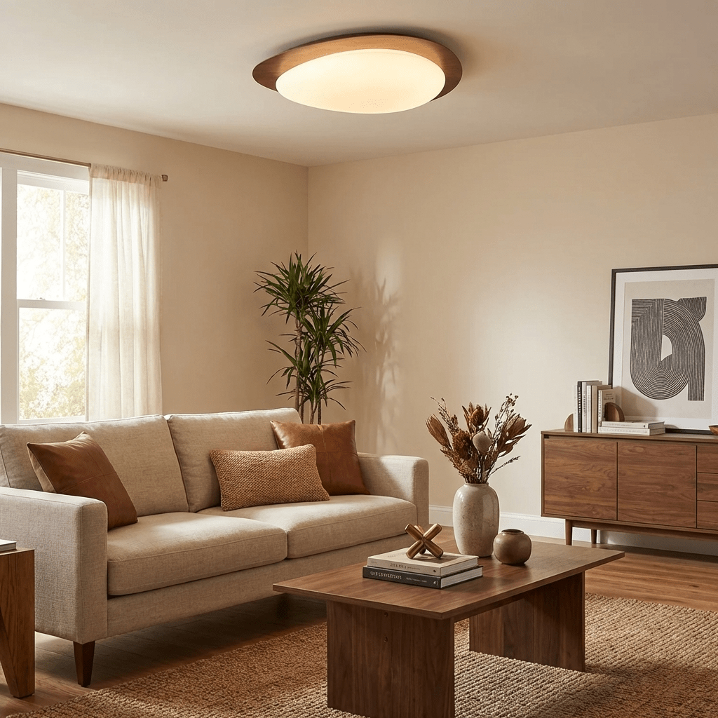 Orinvale Pebble Metal Flush Mount Ceiling Light