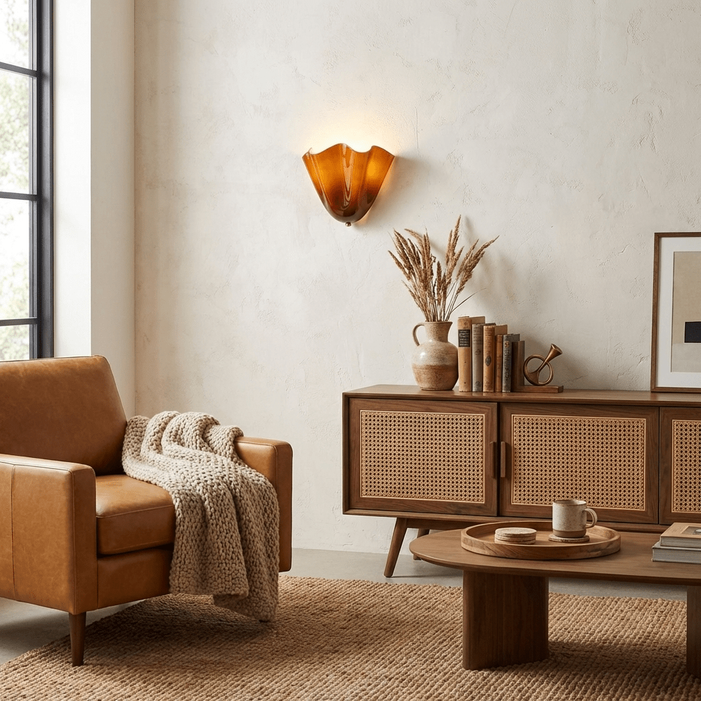 Delaford Glass Indoor Wall Light