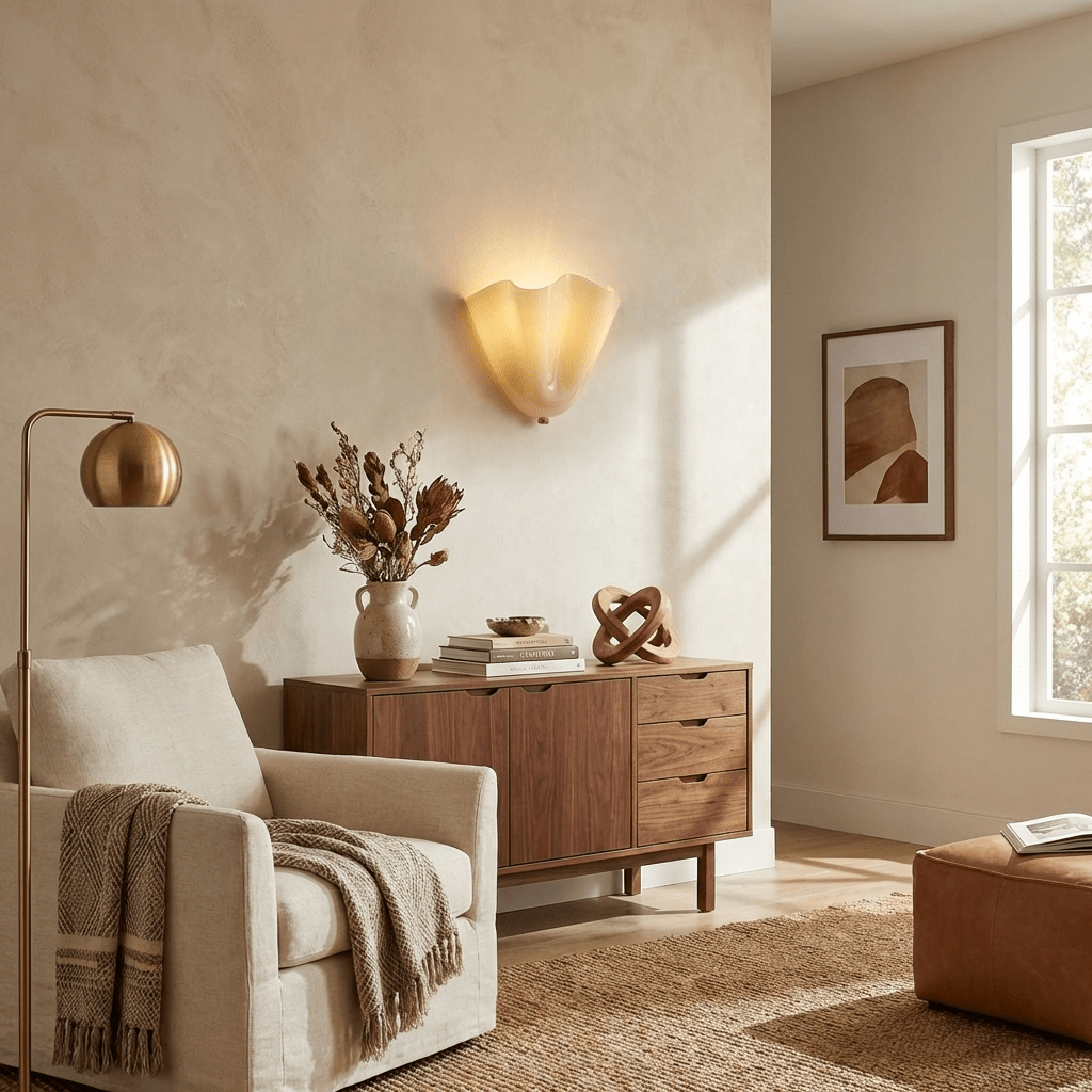 Delaford Glass Indoor Wall Light