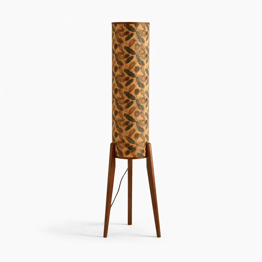 Selmont Terra Ink Column Floor Lamp