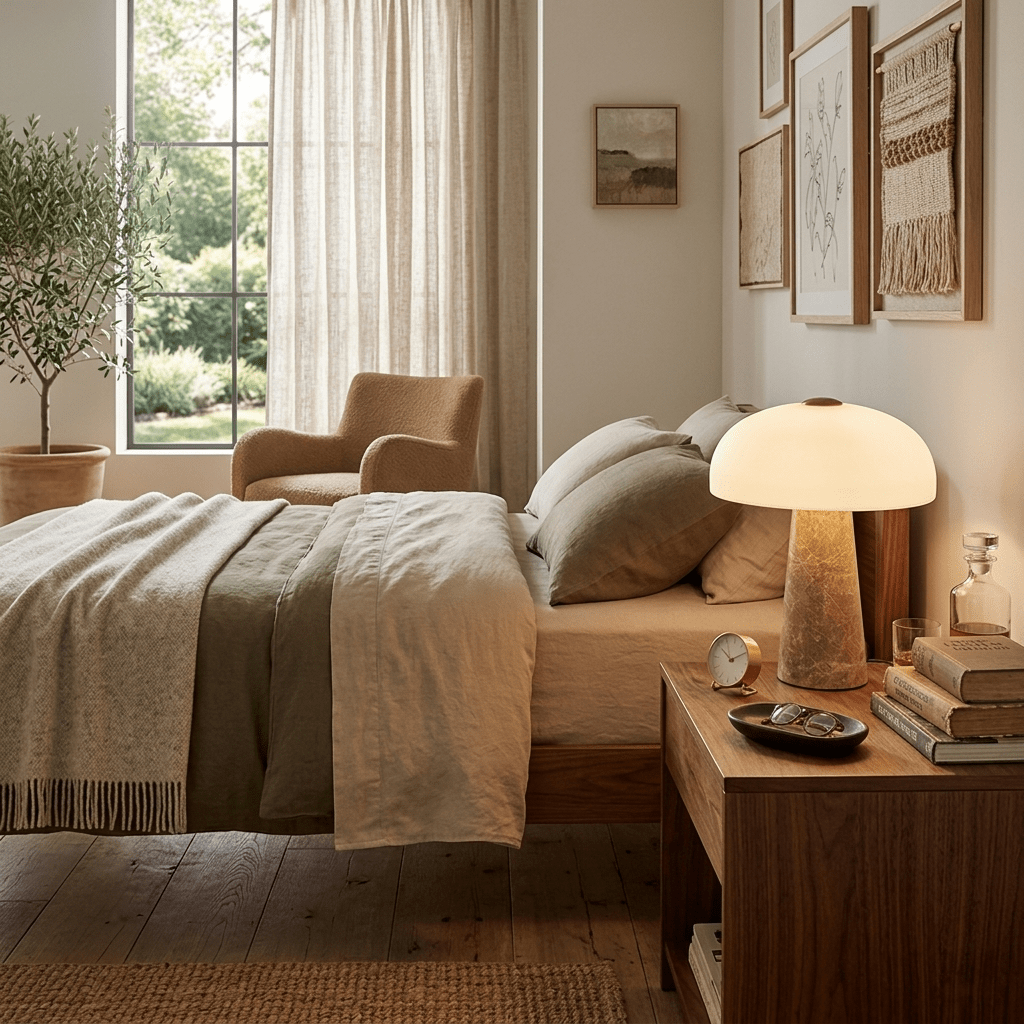 Marbra Haloire Marble Table Lamp