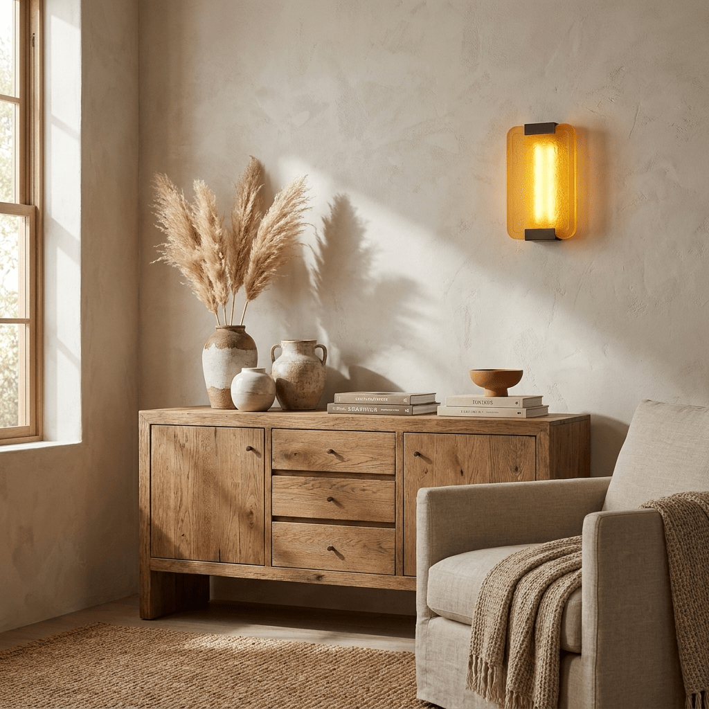Nirelise Cast Resin Wall Sconce