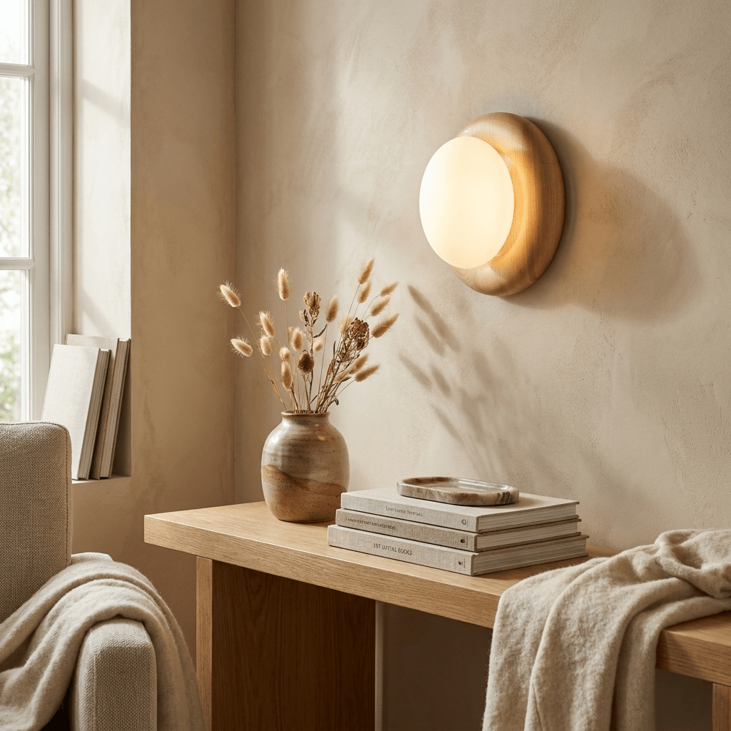 Rinaelia Wood Wall Sconce