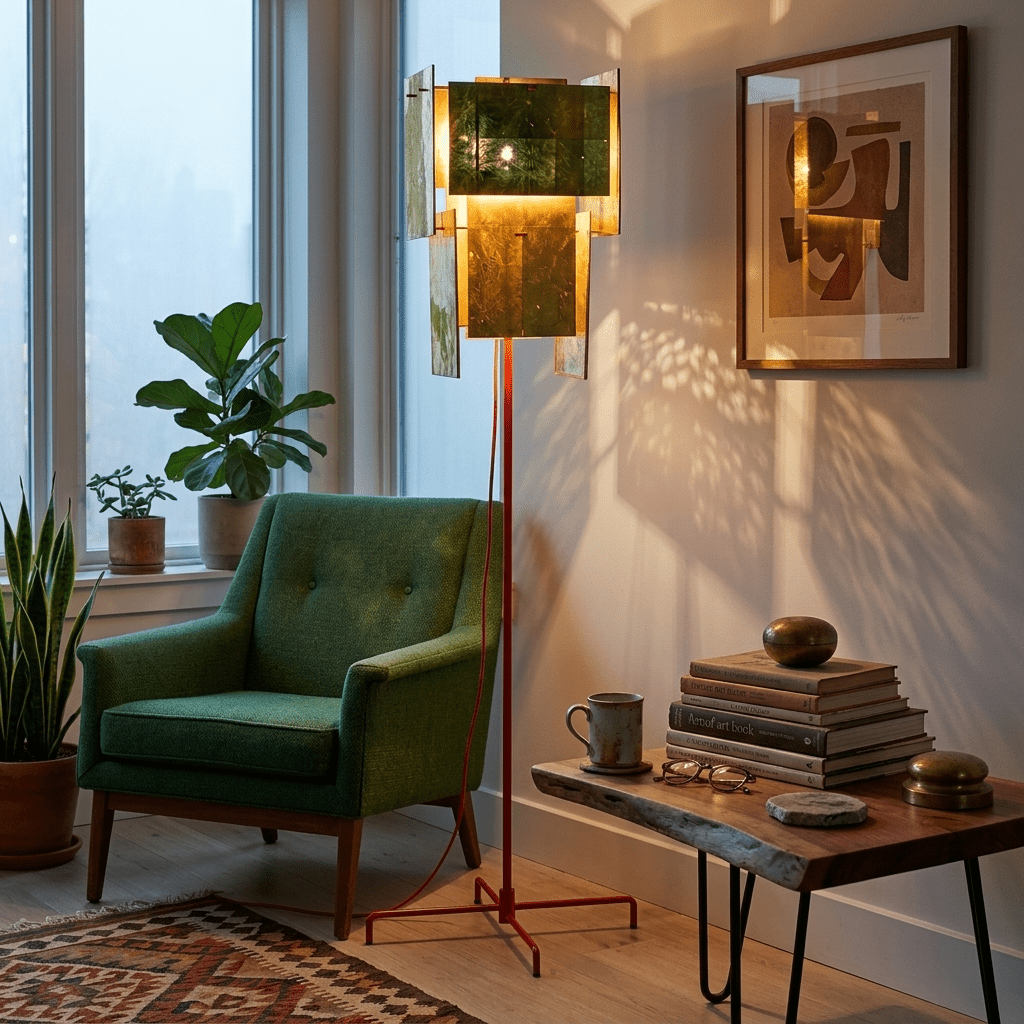 Marcelline Gold Gallery Floor Lamp