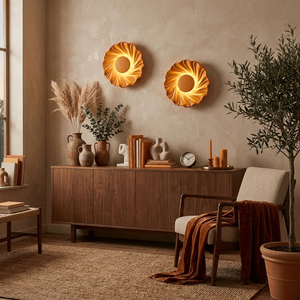 Caluenne Solar Spiral Wall Sconce