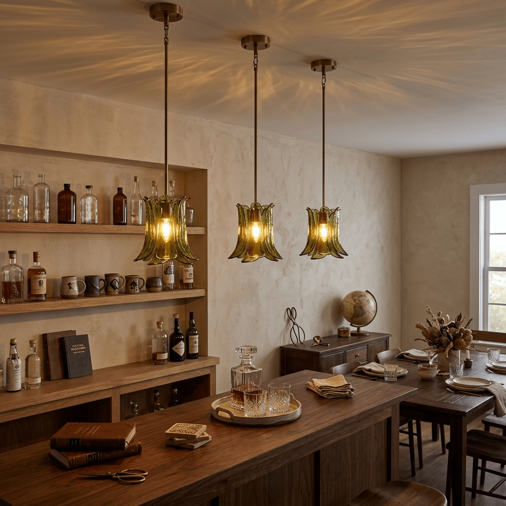 Ottilie Petal Glass Pendant Lamp