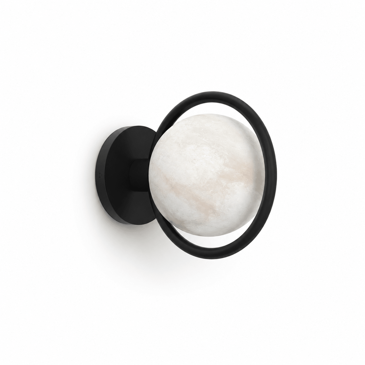Alberira Ring Alabaster Wall Lamp