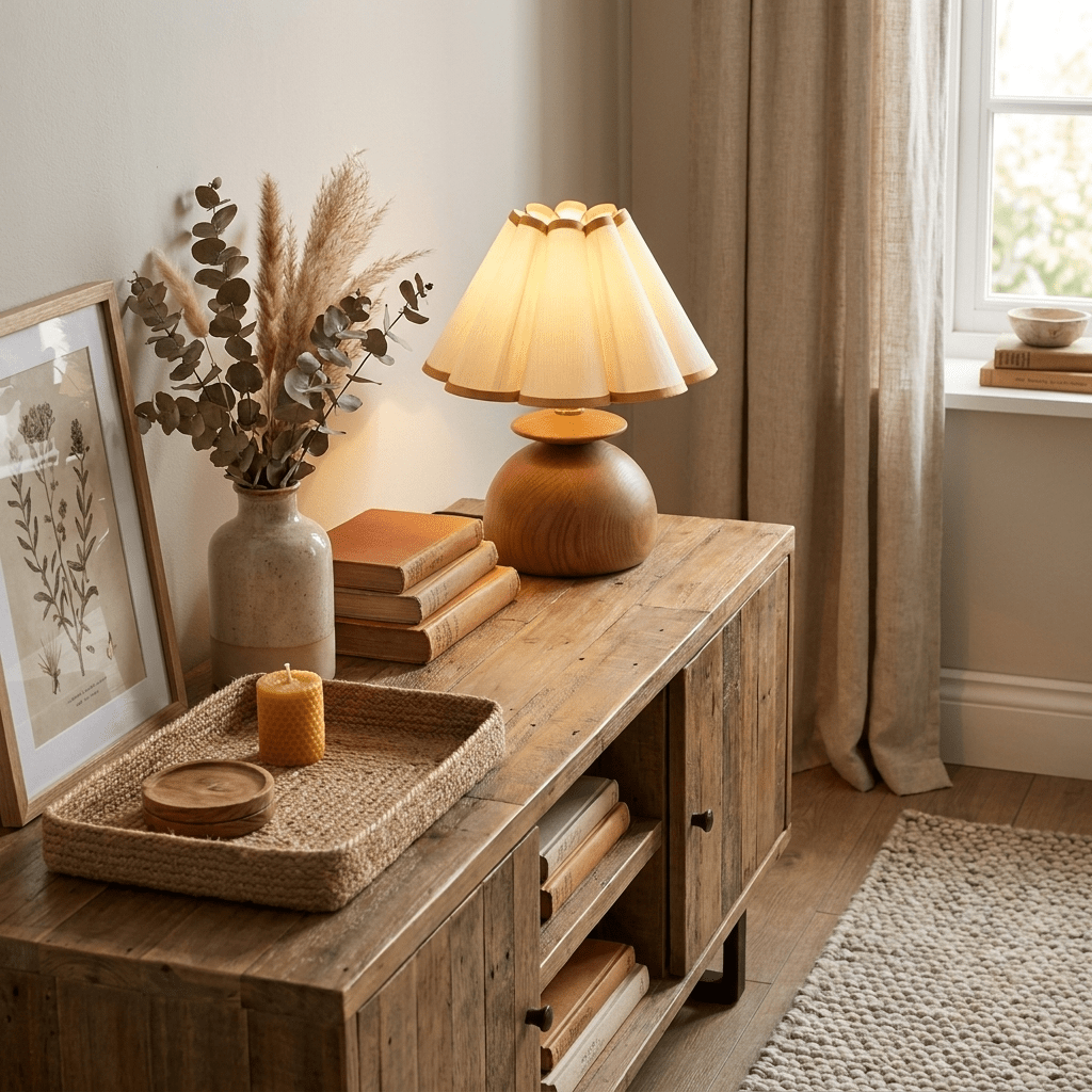 Anouk Wooden Table Lamp