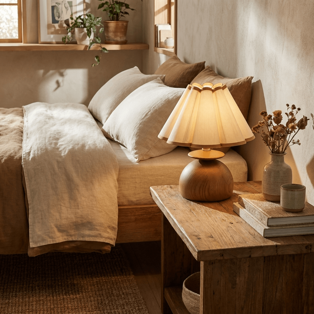 Anouk Wooden Table Lamp