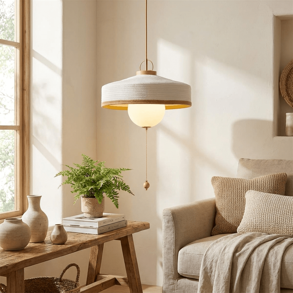 Avielle Drum Globe Pendant Lamp