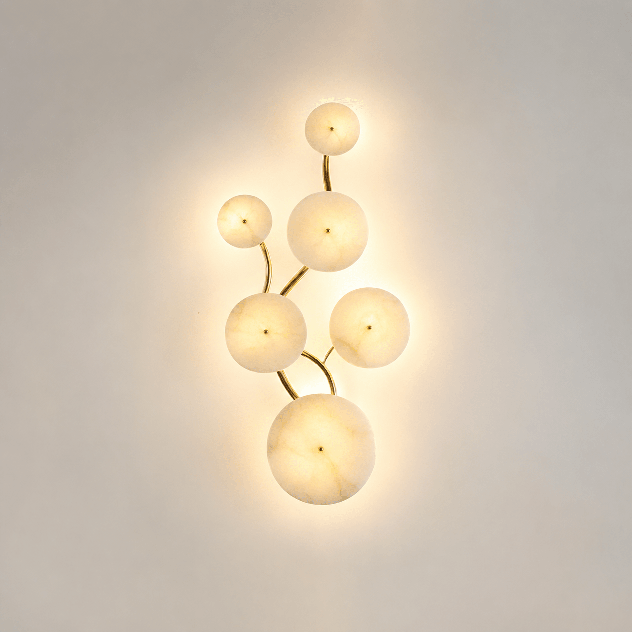 Cluster Alabaster Sconce