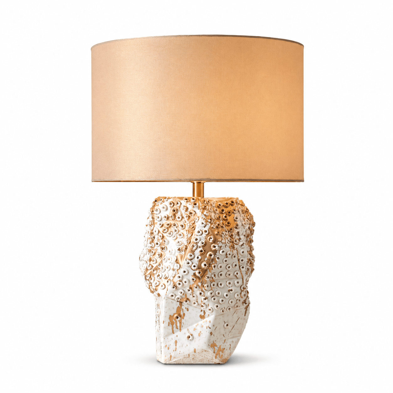 Ostreya Coral-Texture Ceramic Table Lamp