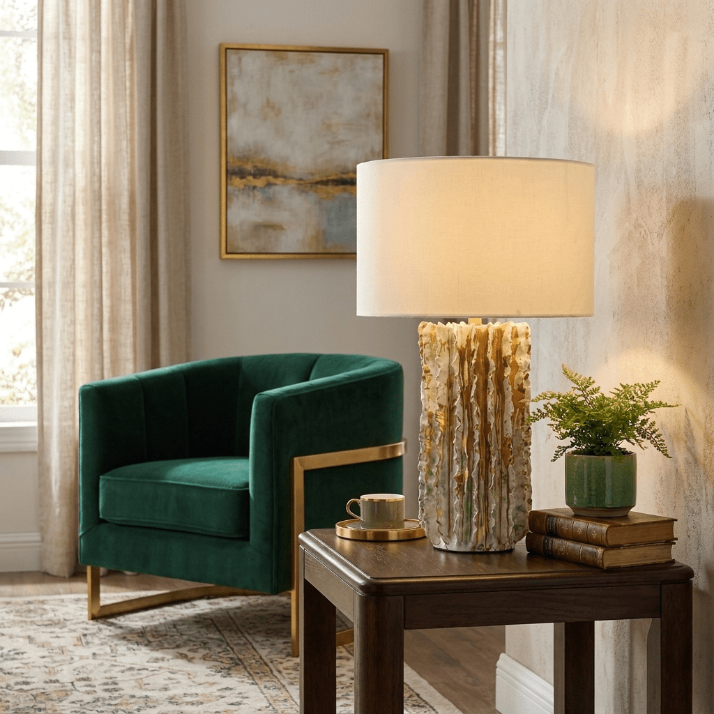 Sylvienne Ceramic Table Lamp