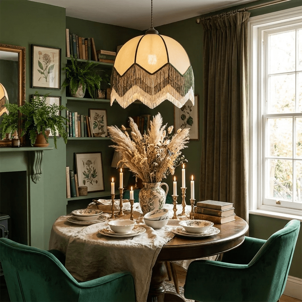 Liorenne Fringe Dome Pendant Light