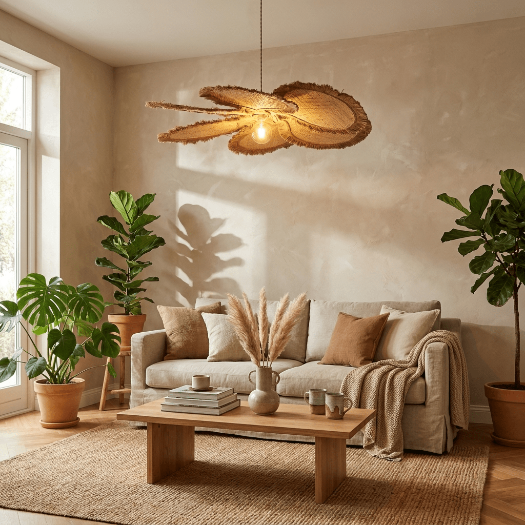 Sfrangia Raffia Pendant Lamp