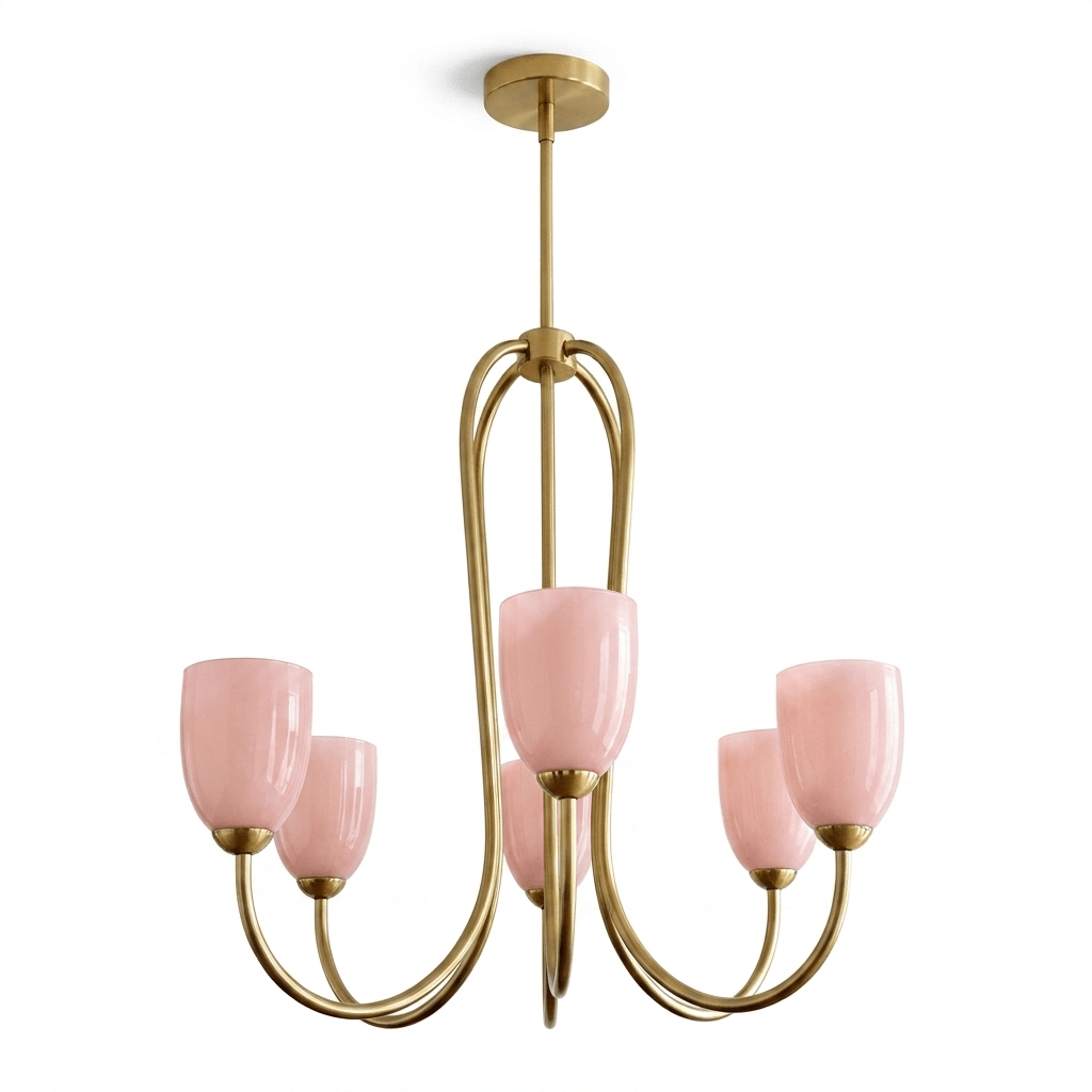 Roseliane Gold Chandelier