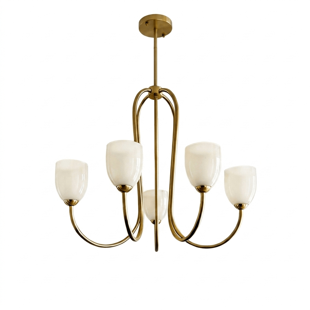 Roseliane Gold Chandelier