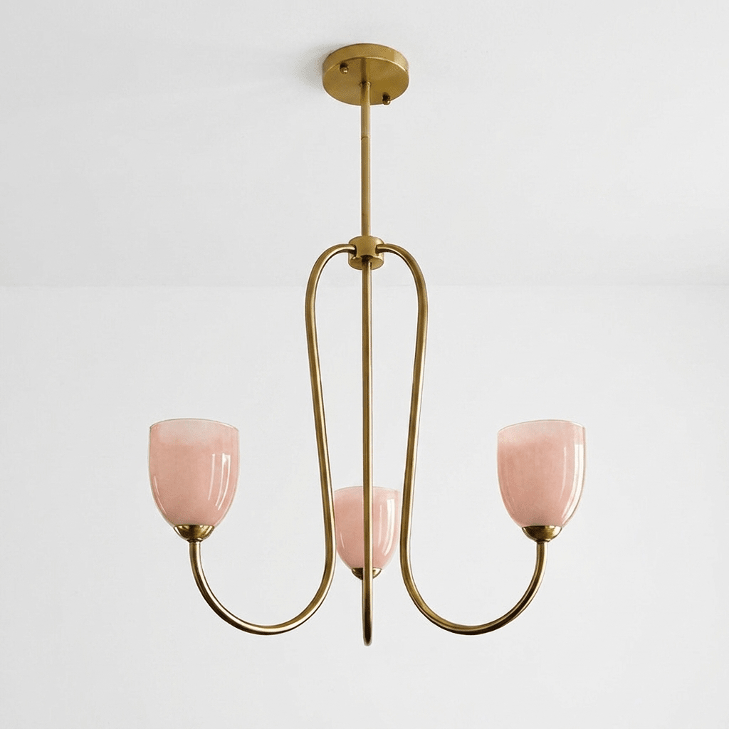Roseliane Gold Chandelier