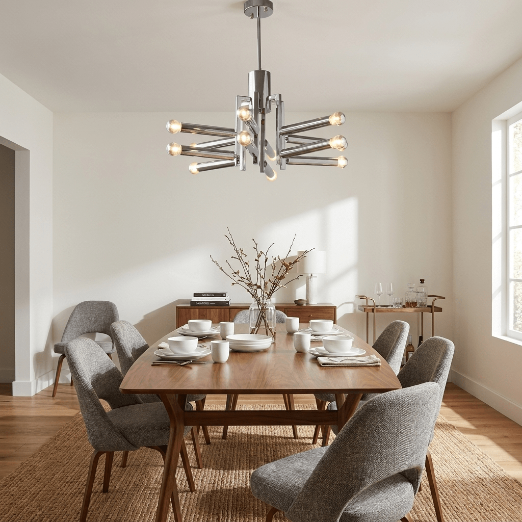 Silvienne Chrome Chandelier