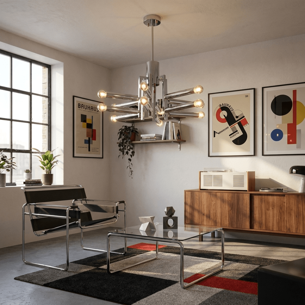 Silvienne Chrome Chandelier