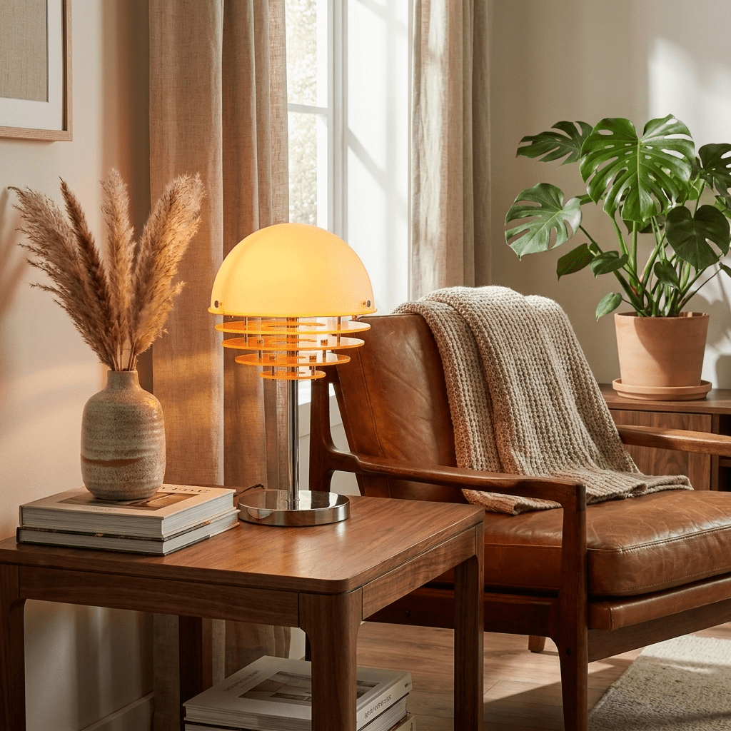 Dome Louver Table Lamp