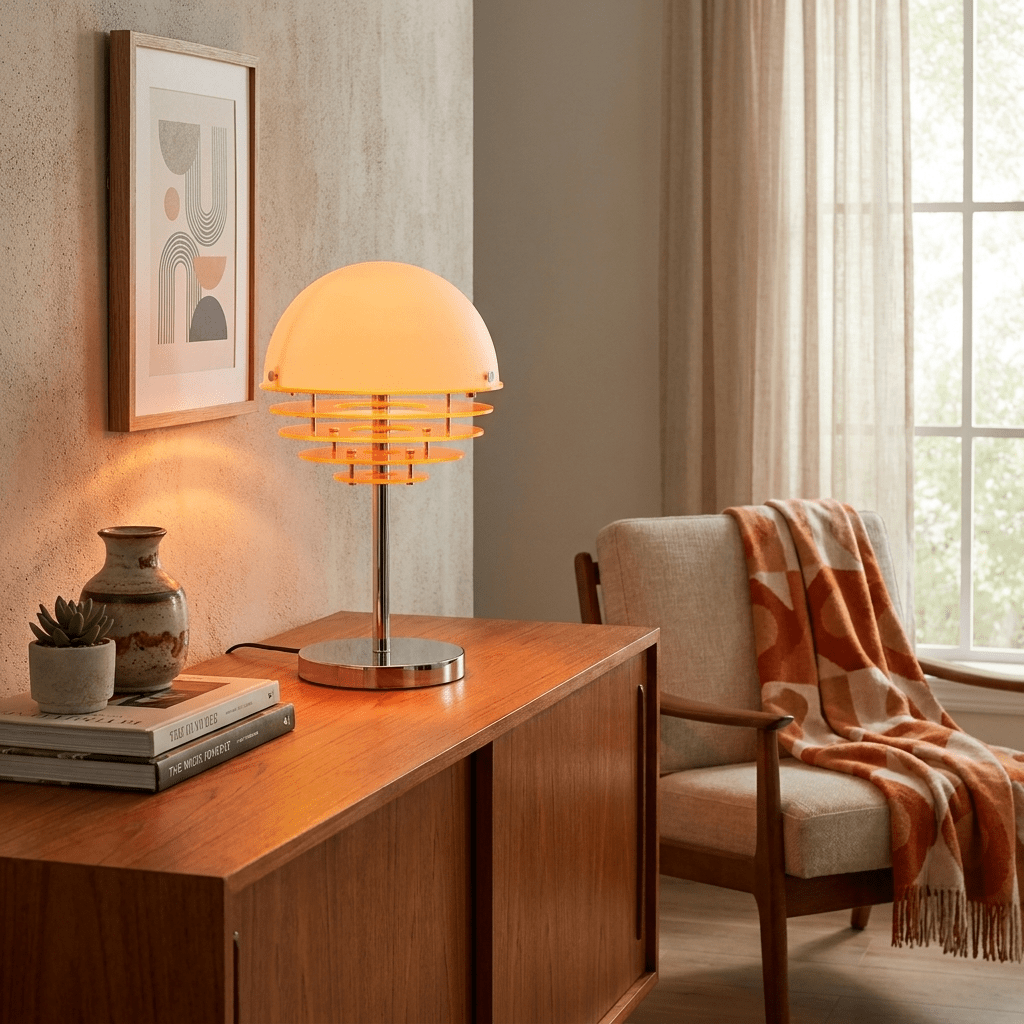 Dome Louver Table Lamp