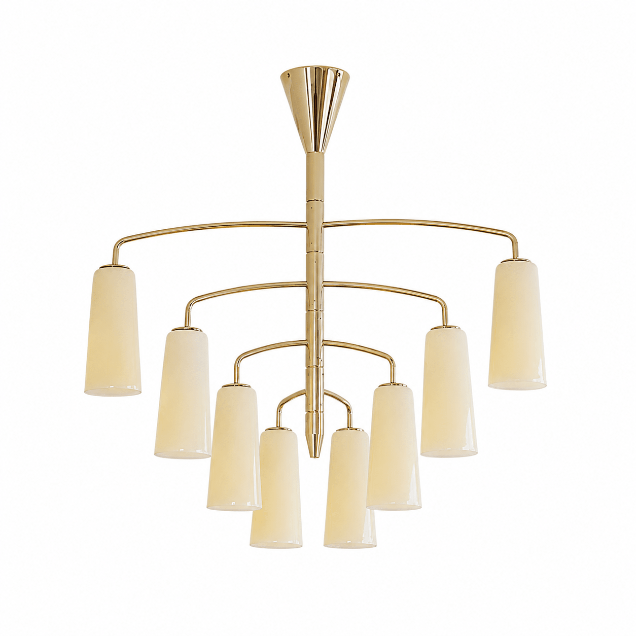Spiral Tiered Chandelier