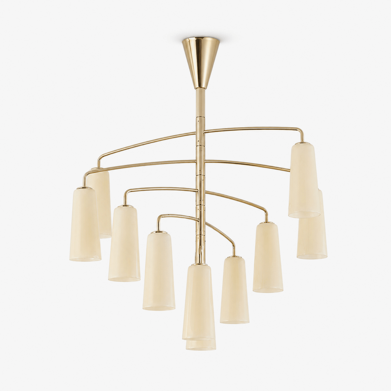 Spiral Tiered Chandelier