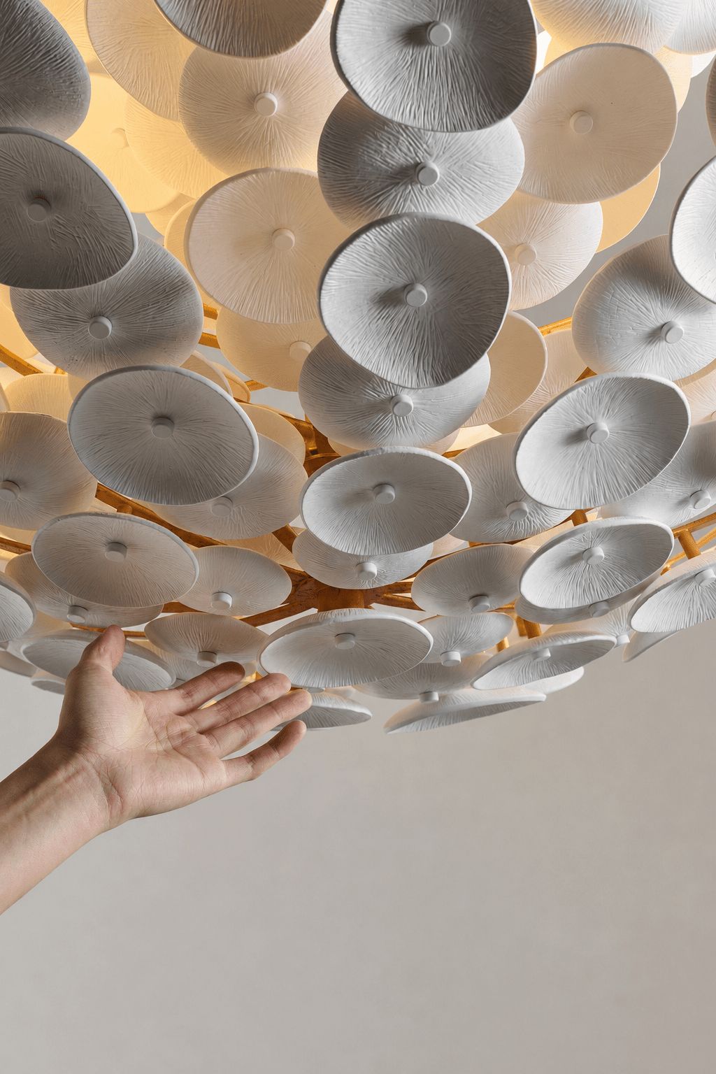 Coconut Disc Chandelier